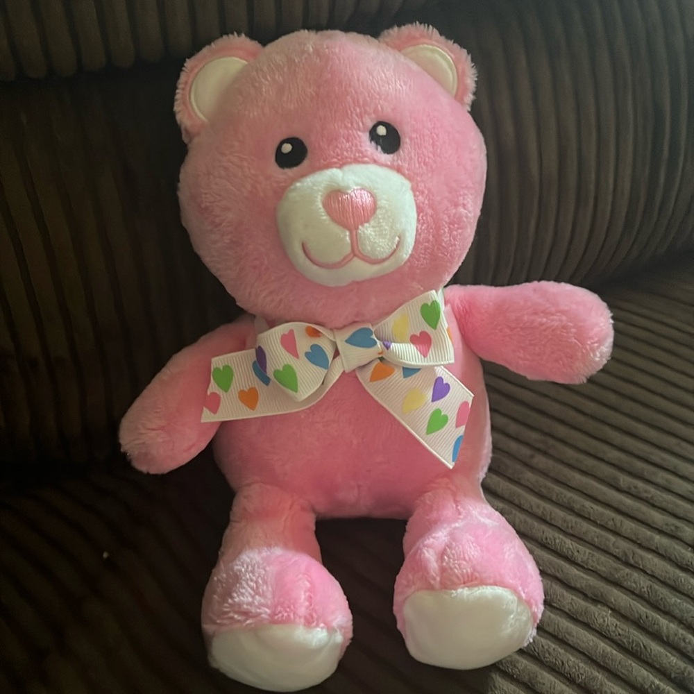 Valentines Day Pink stuffed bear
